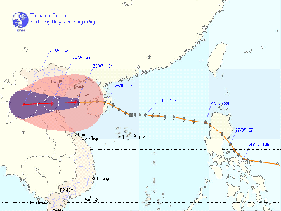 Bão số 3 đổ vào nước ta nhanh hơn dự kiến