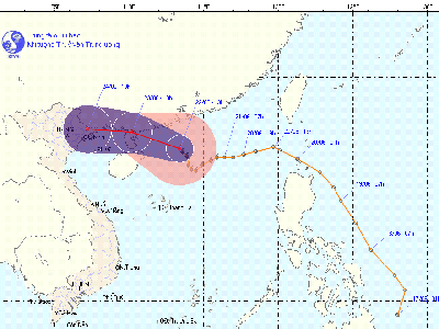 Bão hút bão trên biển Đông