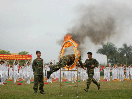 Đoàn Sông Lô ra quân huấn luyện