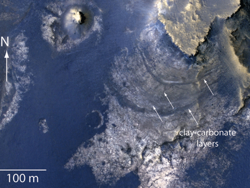 Phát hiện hồ trên sao Hỏa