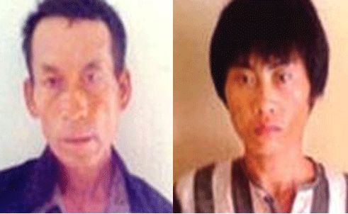 Bố con Sùng Mí Lình và Sùng Mí Pó 