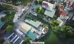 Cận cảnh hồ 25.000m2 ở Hà Nội bị lấn chiếm, xây dựng trái phép