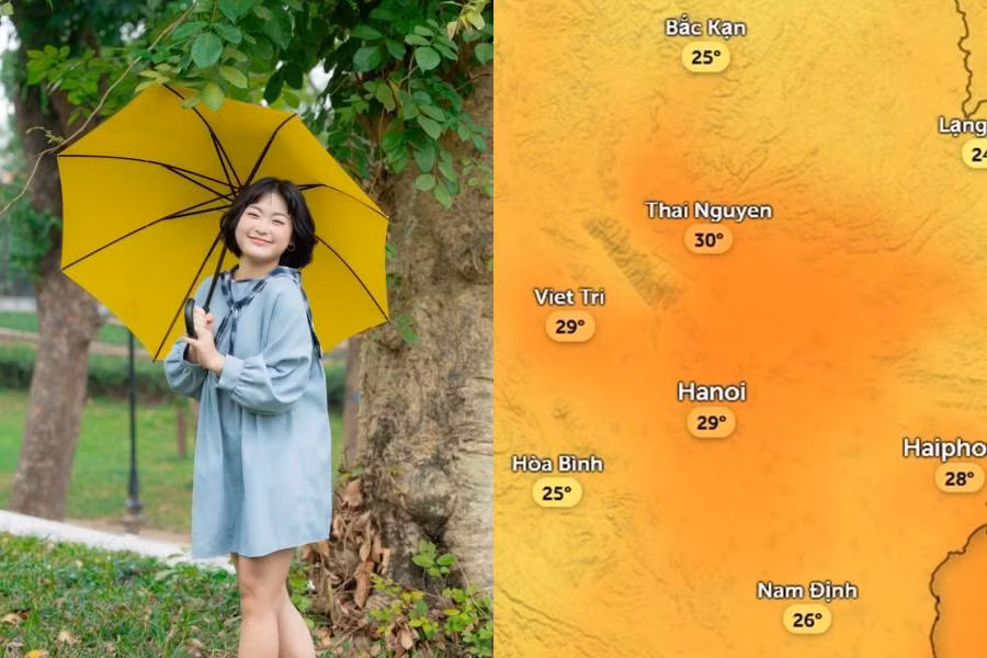Dự báo Hà Nội mưa to từ tối nay 8/6, bắt đầu một tuần mát mẻ