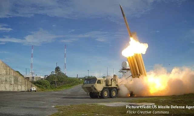 Hệ thống phòng thủ tên lửa tầm cao giai đoạn cuối - THAAD. Ảnh: US Missile Defense Agency.