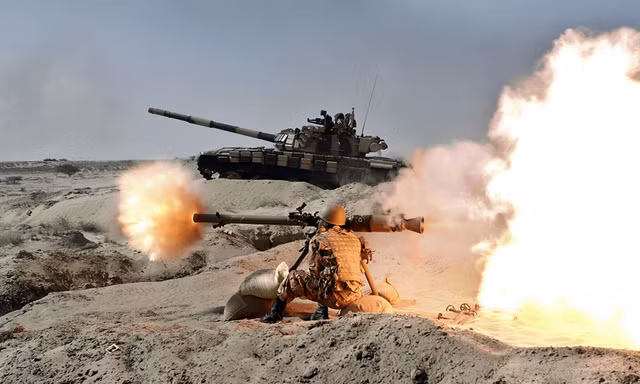 Bộ binh Iran. Ảnh: Fars.