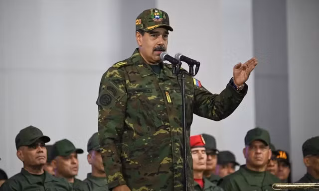 Tổng thống Venezuela Nicolas Maduro tại thủ đô Caracas hồi tháng 11/2025. Ảnh: Getty Images.