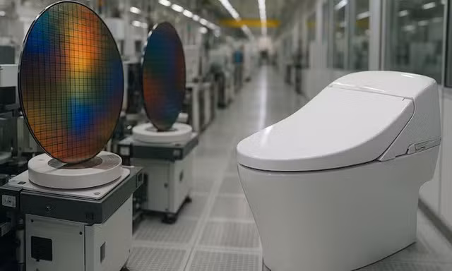 Gốm sứ cao cấp của Toto được sử dụng trong sản xuất chip trí tuệ nhân tạo. Minh họa: India Today.