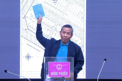 Hà Nội: 22 hộ bốc thăm đất tái định cư dự án đường Vành đai 4