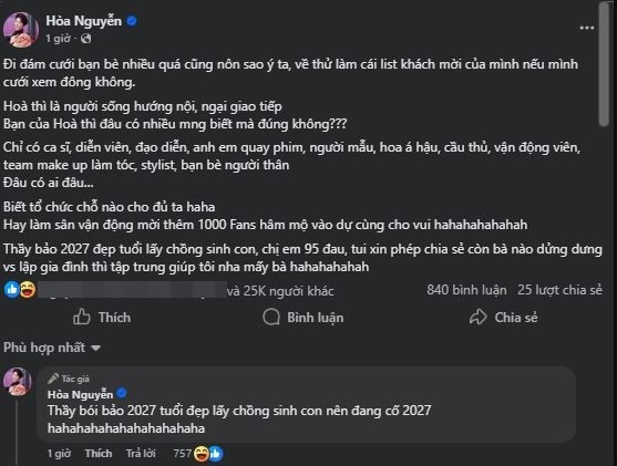 Dòng trạng thái gây chú ý của Hòa Minzy. 1.jpg