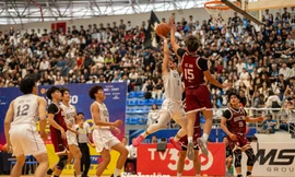 Trường ĐH Giao thông Vận tải lập kỷ lục 2 lần vô địch Giải Bóng rổ Sinh viên toàn quốc khu vực miền Bắc