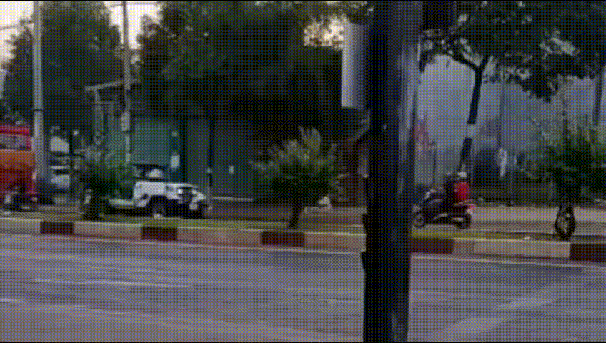 Xác minh lái xe jeep đi ngược chiều, đe doạ tài xế công nghệ