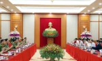 Bộ Chính trị làm việc với Ban Thường vụ Đảng ủy Công an Trung ương
