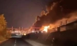 Bị máy bay không người lái tập kích, nhà máy lọc dầu Nga bốc cháy dữ dội 