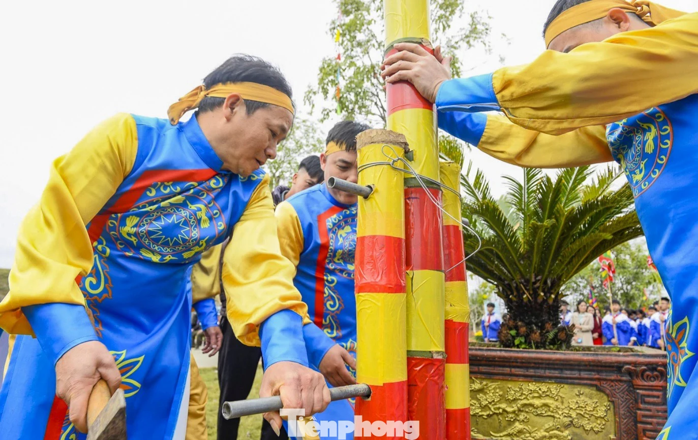 Tái hiện lễ thượng nêu Tết xưa tại Di sản Thành Nhà Hồ, Thanh Hóa