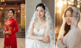 Những câu lệnh để tạo bộ hình cô dâu xinh lung linh qua ứng dụng AI Gemini