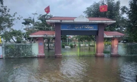 Một địa phương tại miền Trung cho toàn bộ học sinh nghỉ học để tránh bão số 12