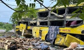 9 nạn nhân thiệt mạng trong vụ tai nạn xe khách giường nằm ở Hà Tĩnh: Có trẻ em 4 tuổi
