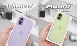 Hình ảnh thực tế được cho là hai màu sắc mới trên phiên bản iPhone 17
