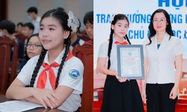 Jenny Bảo Ngọc - “ngôi sao nhỏ” truyền cảm hứng giữa hội nghị tri thức Thủ đô