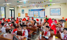 Hà Nội: Thầy trò trường Tiểu học Nam Thành Công rộn ràng đón năm học mới