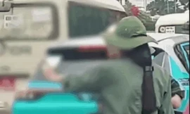 Công an làm việc với 3 học sinh có hành vi phản cảm khi đoàn xe phục vụ A80 đi qua