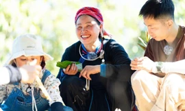 Chị Thông cùng bà con Bản Liền viết tiếp hành trình ý nghĩa của "Gia Đình Haha" 