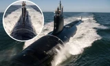 Tàu ngầm tấn công lớp Virginia USS Massachusetts tham gia thử nghiệm trên biển. Ảnh: US Navy.