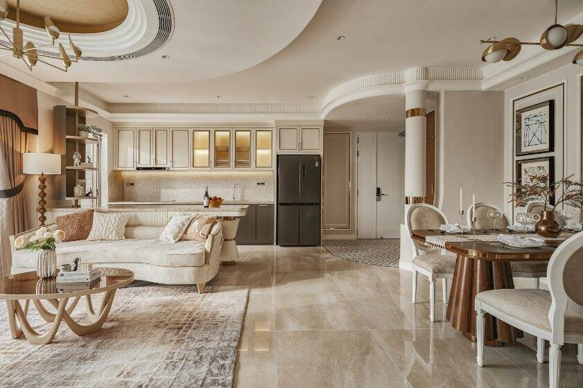 Căn hộ 121m2 phong cách Đông- Tây giao hoà
