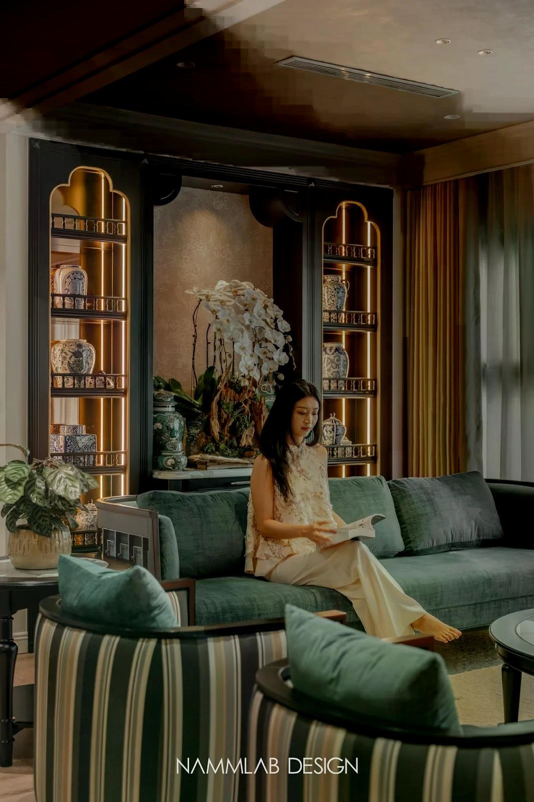 Khám phá căn hộ 180m2 phong cách Indochine