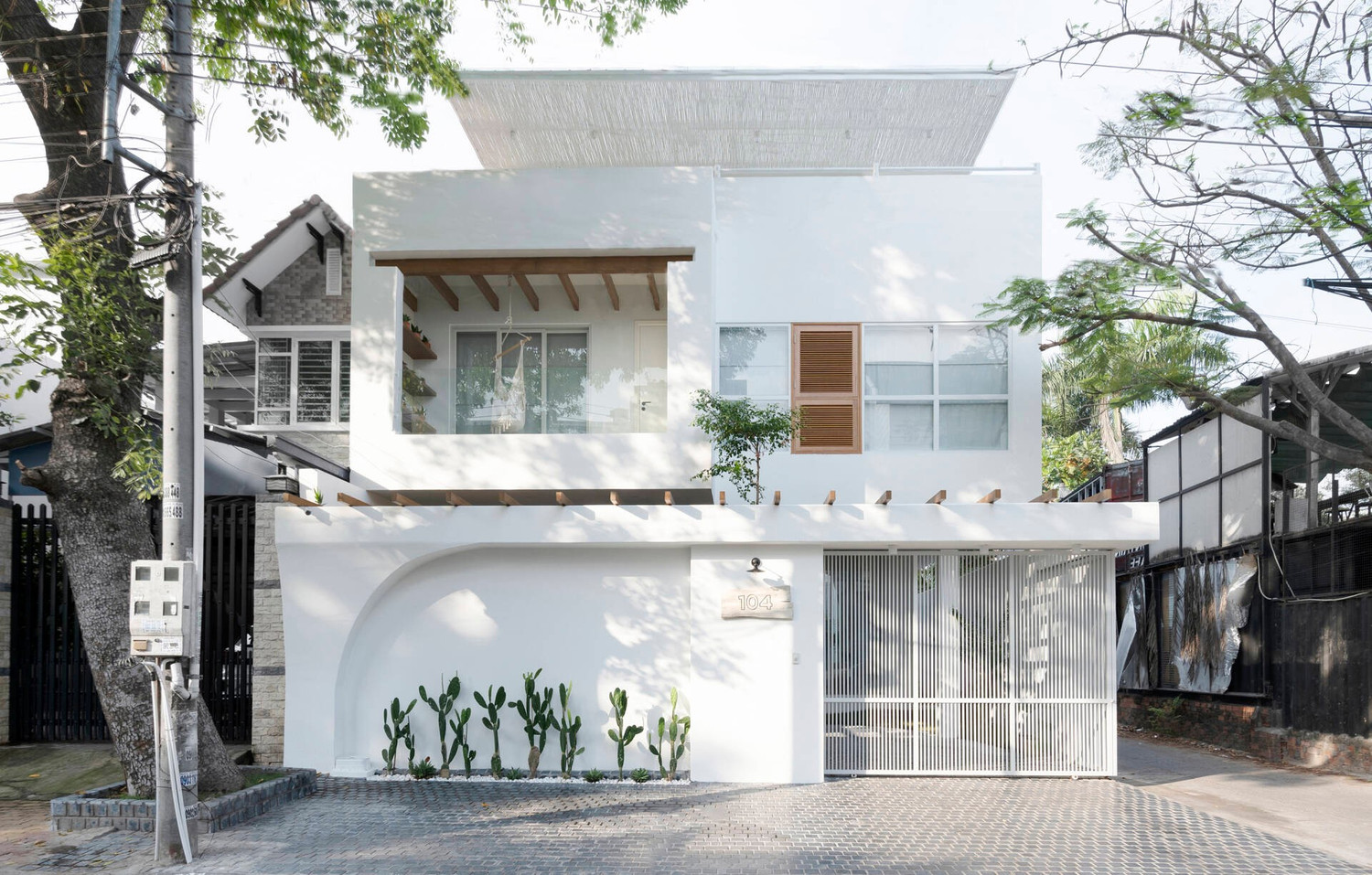 Thư giãn trong căn nhà với màu trắng tinh khôi ở TPHCM
