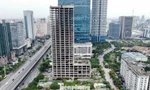 Nghị quyết 79 yêu cầu cương quyết thu hồi đất bỏ hoang, sử dụng sai mục đích, lãng phí. Trong ảnh: Dự án xây dựng “Trung tâm Điều hành và giao dịch VICEM” trên đất vàng Hà Nội do Tổng công ty Xi măng Việt Nam (Vicem) làm chủ đầu tư bỏ hoang cả thập kỷ, gây lãng phí