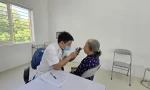 Khám sức khỏe miễn phí cho người dân ở xã Quang Minh - Hà Nội theo tinh thần Nghị quyết 72 của Bộ Chính trị. Ảnh: Thanh Hiếu