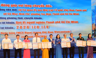 TPHCM tiếp nhận hơn 165 tỷ đồng để chăm lo an sinh xã hội