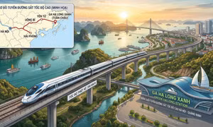 Sắp khởi công đường sắt tốc độ cao Hà Nội - Quảng Ninh 