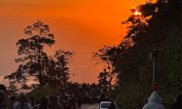 Du khách đổ lên Ba Vì ngắm bình minh, săn dã quỳ