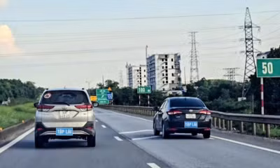 Nhiều xe tập lái trên cao tốc Hà Nội - Thái Nguyên, cảnh sát giao thông vào cuộc