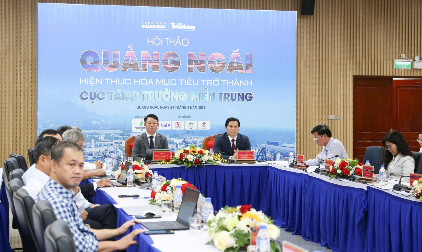 Cực tăng trưởng mới Quảng Ngãi: 'Đường đã rõ, chúng ta quyết tâm làm' Cực tăng trưởng mới Quảng Ngãi: 'Đường đã rõ, chúng ta quyết tâm làm'