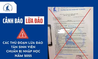 Trước giờ công bố điểm chuẩn, nhiều trường đại học phát đi thông báo cảnh giác với thông tin mạo danh lừa đảo