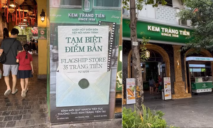 Cửa hàng kem ở số 35 Tràng Tiền sắp đóng cửa, cửa hàng Kem Tràng Tiền mới đã hoạt động