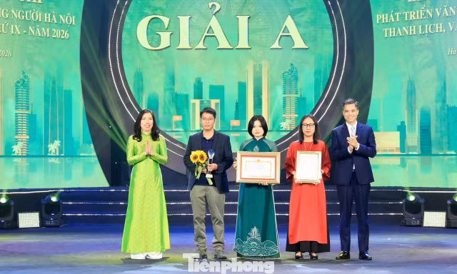 Báo Tiền Phong đoạt giải A Giải Báo chí Văn hóa Hà Nội 2026