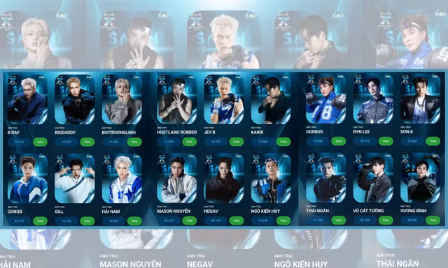 Cuộc đua vote Anh Trai Say Hi: NEGAV chắc ngôi đầu, team Hermosa trong Top 7