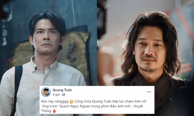 Quang Tuấn lại đóng phim kinh dị, chạm trán "ông trùm" Quách Ngọc Ngoan