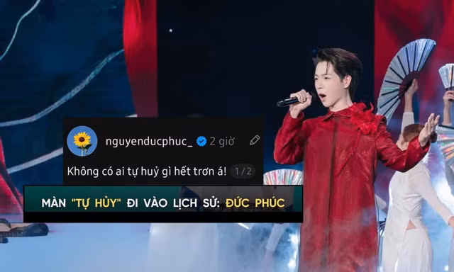 Đức Phúc bật chế độ "giám thị": Không có "màn tự hủy đi vào lịch sử" nào ở đây cả!
