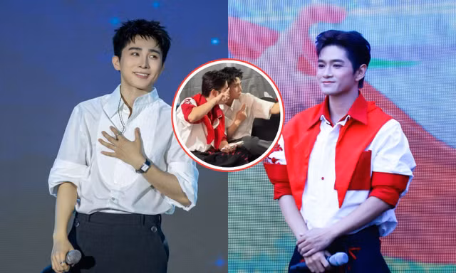 Anh Tài Cheng - Anh Trai Sơn.K "gấp đôi visual", cùng làm một hành động đáng yêu