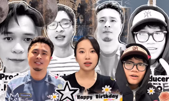 Dàn nghệ sĩ, producer S•HUBE Label gửi lời chúc mừng sinh nhật Hoa Học Trò