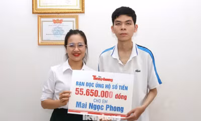 Tấm lòng bạn đọc Tiền Phong đến với nam sinh năn nỉ mẹ xoay tiền học phí để lên giảng đường
