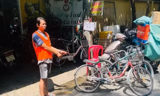 Người đàn ông có 6 tiền án bị bắt khi trộm xe đạp