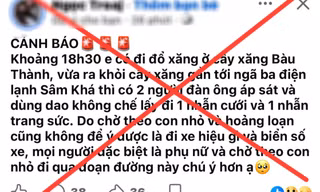 Làm mất nhẫn cưới, người phụ nữ dựng chuyện bị cướp 