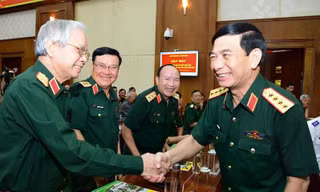 Đại tướng Phan Văn Giang gặp gỡ cán bộ cao cấp Quân đội nghỉ hưu, nghỉ công tác khu vực phía Nam