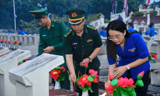 Tuổi trẻ Quân đội thiết thực tri ân các Anh hùng liệt sĩ